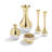 Anna New York 2.75 in. H Tabletop Candlestick Holder with Candle Included-39116702