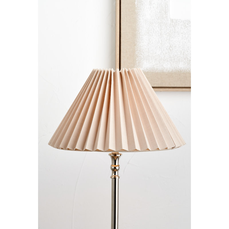 Pleated Empire Linen Blend Shade, 35cm