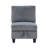 4-Piece Modular Sectional With Storage Seats-721922997-721923002