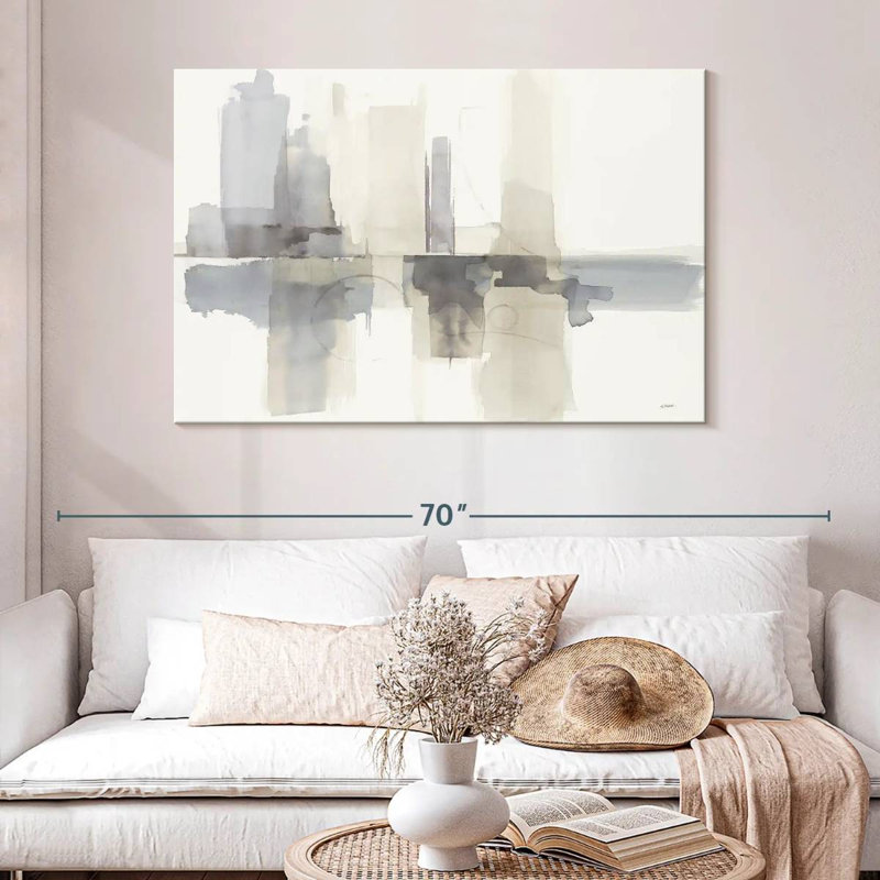 Avery Improvisation II Gray, 32" H x 48" W