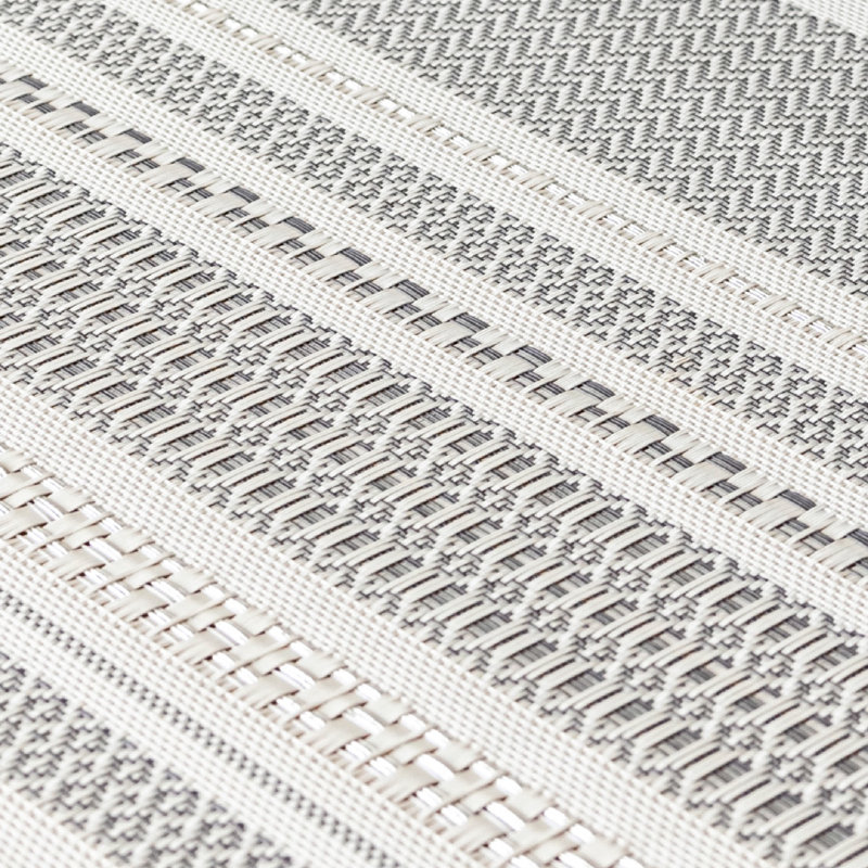 over&back Reversible Woven Placemats, Grey