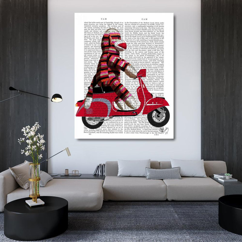 Art sur toile tendue avec toile Trinx Fab Funky, H 45 po x l 36 po