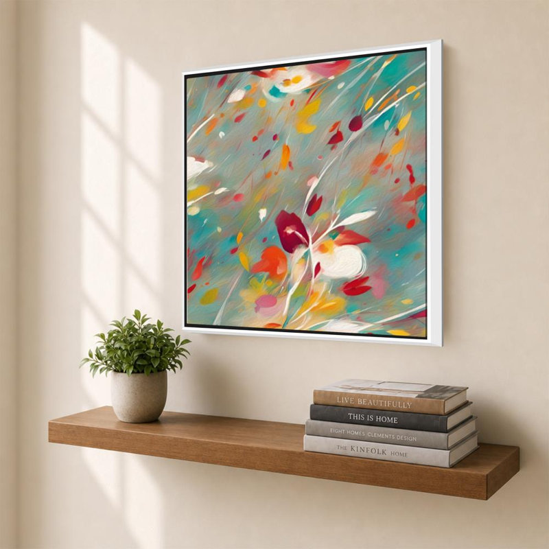 «Ezekiel 36:26 New Creation» par Mark Lawrence - impression sur toile, 40" H x 40" W, White