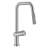 Urbix Industrial Pull-Down Single Handle Kitchen Faucet-73246115