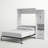 Luka Murphy Bed with Storage Cabinet (90W) -31813637