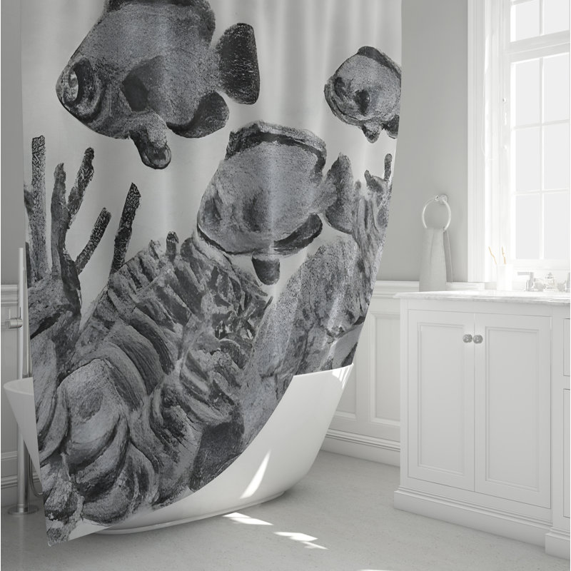Rideau de douche Maser, H 72 po x l 70 po
