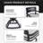 Outdoor Patio Aluminum Swivel Rocker 2PCS With Outdoor-Grade Sunbrella Fabric Cushions, Ember Black
