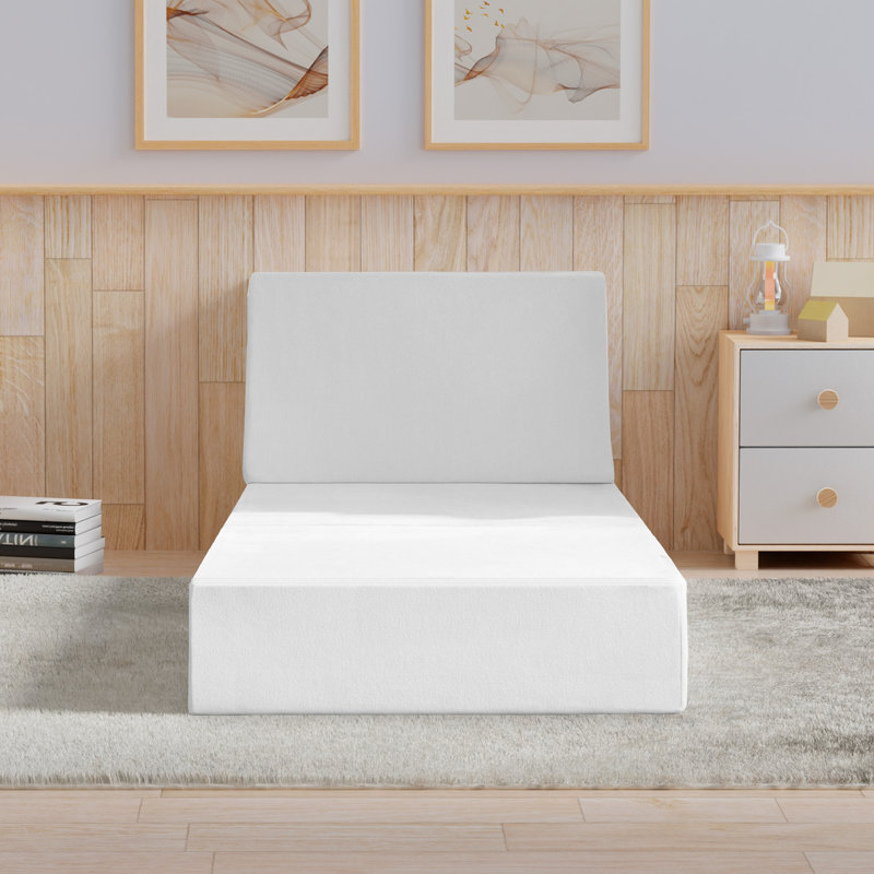 Canapé-fauteuil Boneless Ebern Designs, Gris