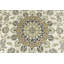 Tapis crème crème 7 x 10 Indo-Nain