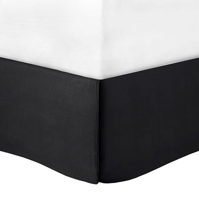 7 Piece Printed Comforter Set Black