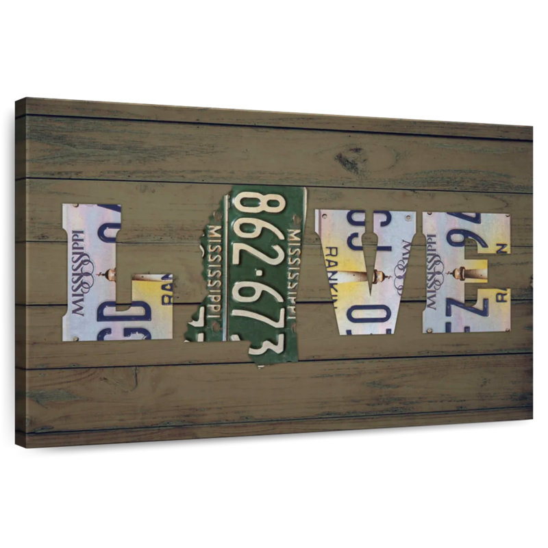 MS State Love, 16" H x 24" W