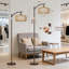 Lampe sur pied Boho