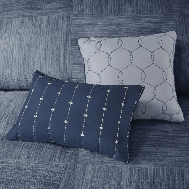 Ensemble de literie en seersucker de qualité supérieure avec un confort de style moderne
