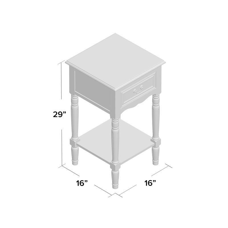 Table d'appoint Markley, Beige