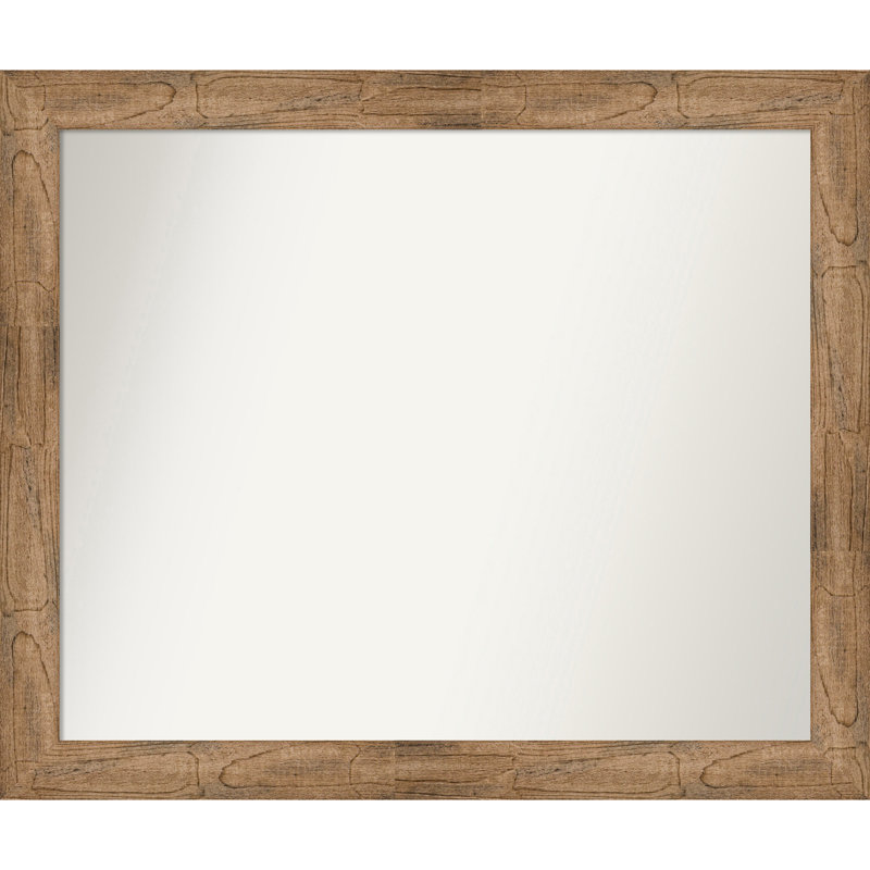 Timmy Solid Wood Wall Mirror, 36.5" x 43.5", Rectangle