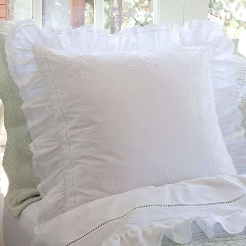 Prairie Farmhouse / Country Cotton Percale Duvet Cover