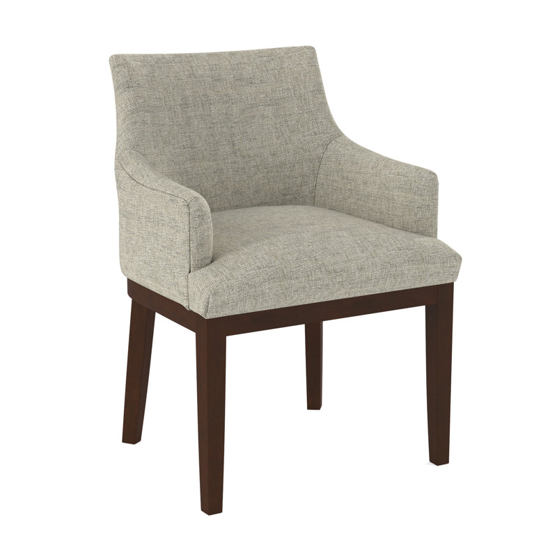19'' H Upholstered Armchair, Pecan, 61527-88