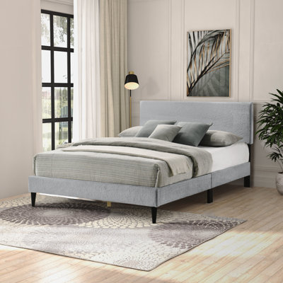 Walter Platform Bed with Adjustable Headboard