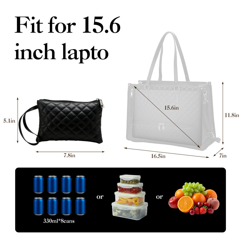 Sac fourre-tout pour femme, Noir