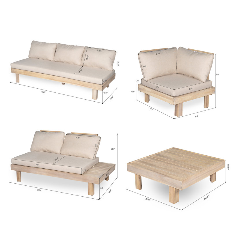 Acacia 8-Seaters Sofa Conversation Sets