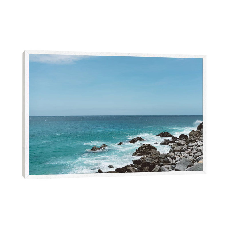 Pedregal, Mexico V by Bethany Young - Print on Canvas, 101.6cm H x 152.4cm W x 3.81cm D, White Framed