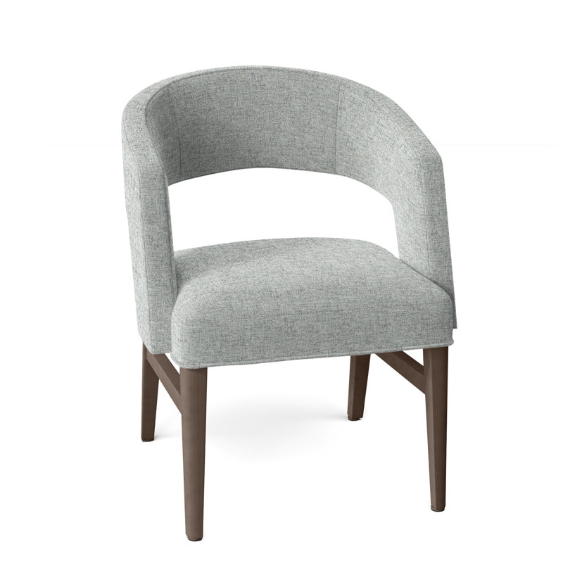 Chaise avec accoudoirs Bryant, Amande chamois, 3160 platine
