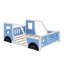 Lit plateforme double avec roulettes-1839483825