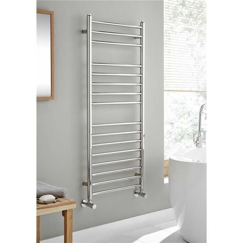 Clifton Heated Towel Rails, 120cm H x 60cm W x 6.3cm D
