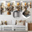 Décoration murale en métal Beige Bridge Ethereal-1701012453