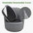 Modern Upholstered Swivel Barrel Chair with Washable Detachable Cover-1533471497