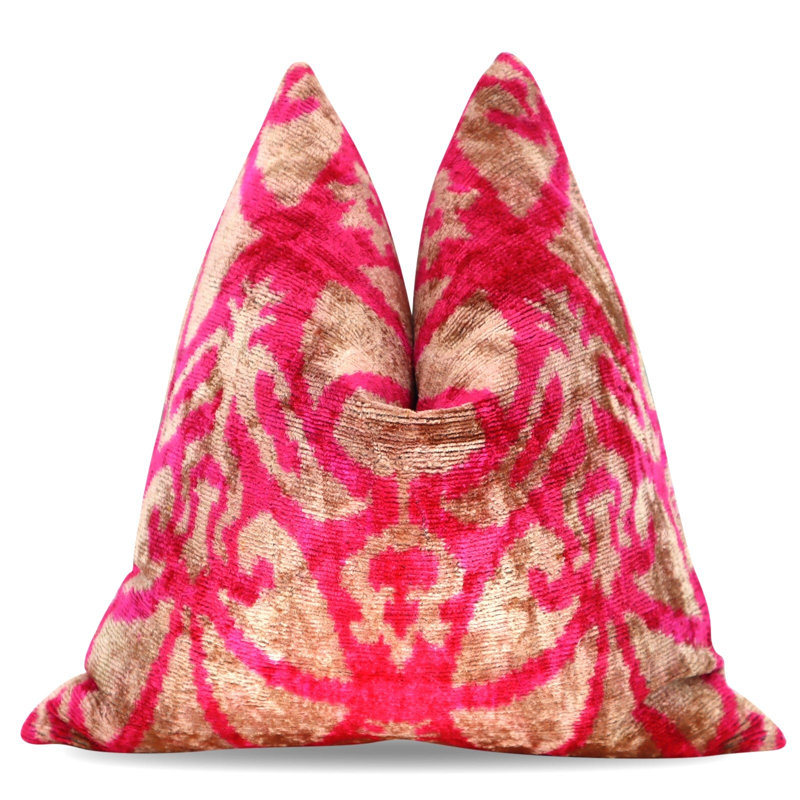 Coussin décoratif géométrique, 16 po x 16 po, Carré