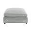 Peluche en polyester 40 po Jenny Repose-pieds carré