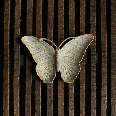 Plat à bijoux papillon en zinc