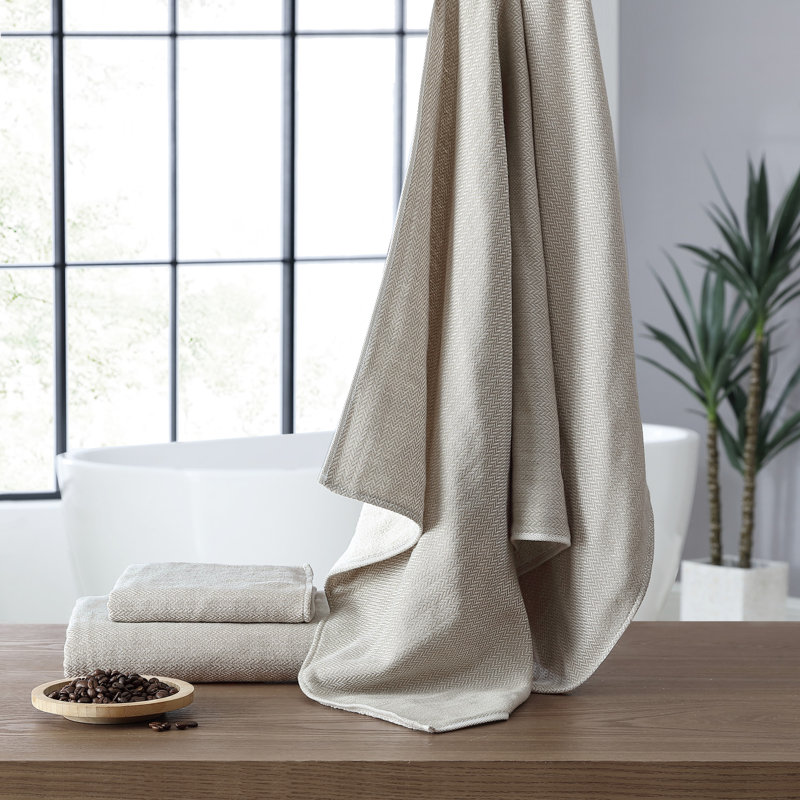 Uchino Natural Dyed Hand Towel Wine, Coffee