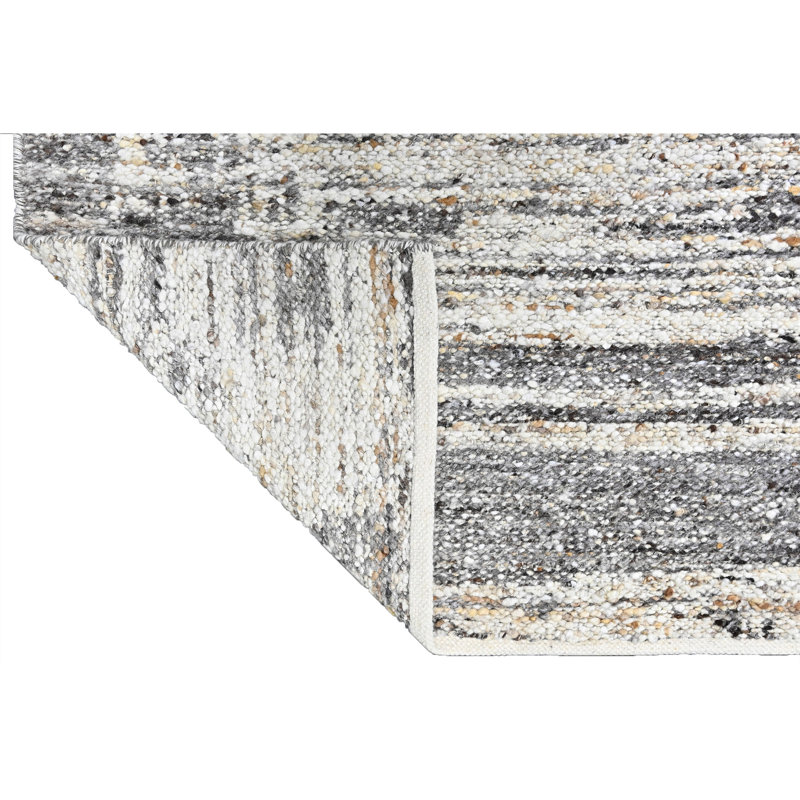 High-Quality Hand-Knotted Sand Area Rug, Rectangle 6' x 9', Brown