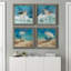 Bay Shore Sandpiper I - Ensemble de 4 reproductions de photos sur toiles-108219759-108008570-108008575