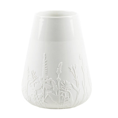 Porcelain Poetry Table Vase
