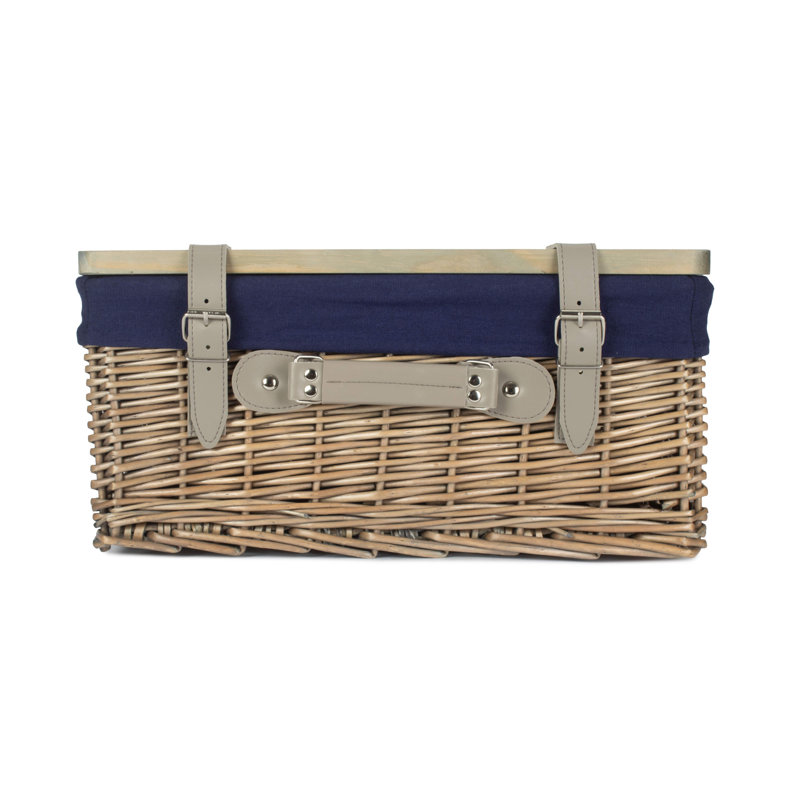 Wicker Gift or Storage Hamper with Lining