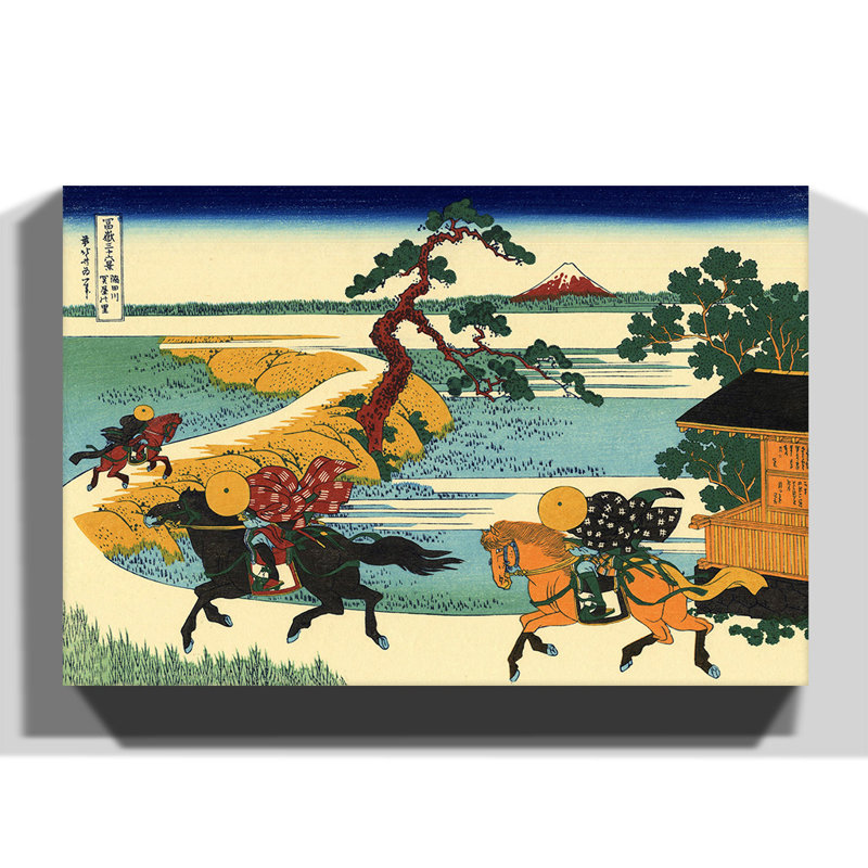 Katsushika Hokusai - Wrapped Canvas Painting, 70cm H x 100cm W