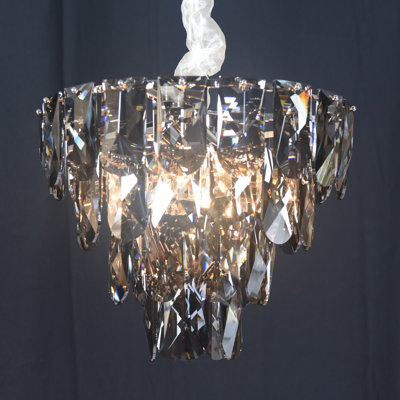 Ilya 6 - Light Dimmable Tiered Chandelier