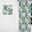 Green Purple Bamboo Serenade Tropical Pattern - Tropical Velvet Curtain - Room Darkening - 1 panel-107599194