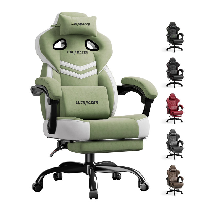 LUCKRACER Game Chair, Green