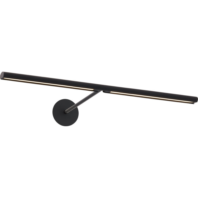 Plural Dome Picture Light, Nightshade Black, 0.5" H x 18" W x 8.9" D, 13.5