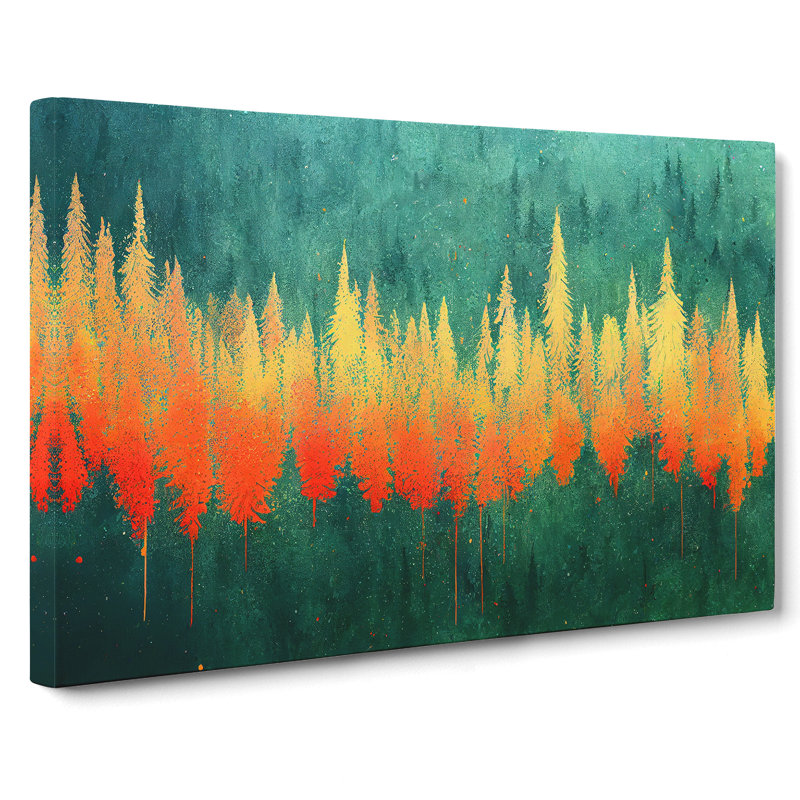 Forest Vol.1 Abstract - Wrapped Canvas, 35cm H x 50cm W x 3cm D