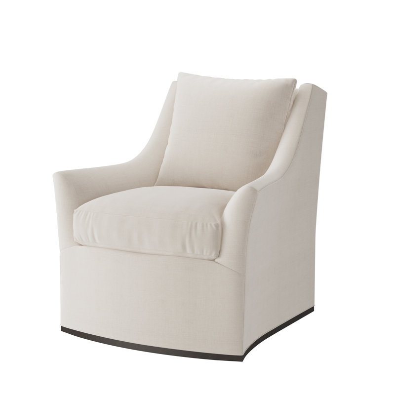 Chaise pivotante Riley, Rise fumée (tissu performance) 1357-93, Dune