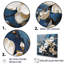 «Blue and White Magnolia Blooming I - Magnolias», reproduction sur toile-1008140505-1008140510