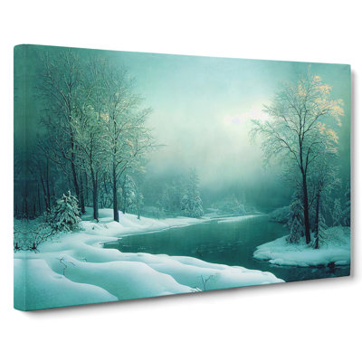 Sumptuous Winter Forest - Wrapped Canvas
