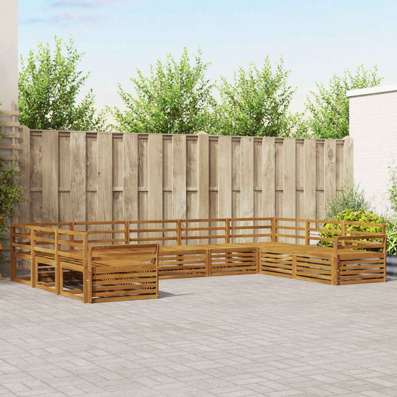 404cm Wide Patio Sectional Set