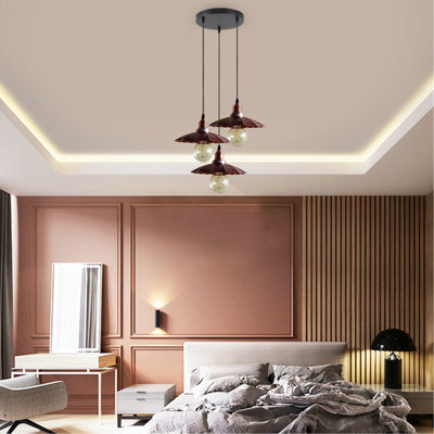 Gary 3 - Light Black Cluster Pendant