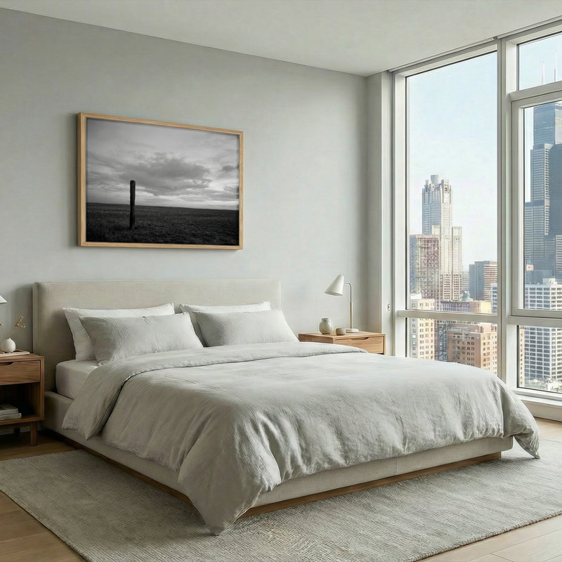 Ensemble de 1 tableau sur toile « Ciel du désert », H 24 po x l 36 po, Naturel
